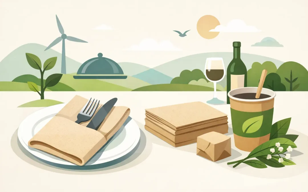 Ekologiczne serwetki dla gastronomii w praktyce