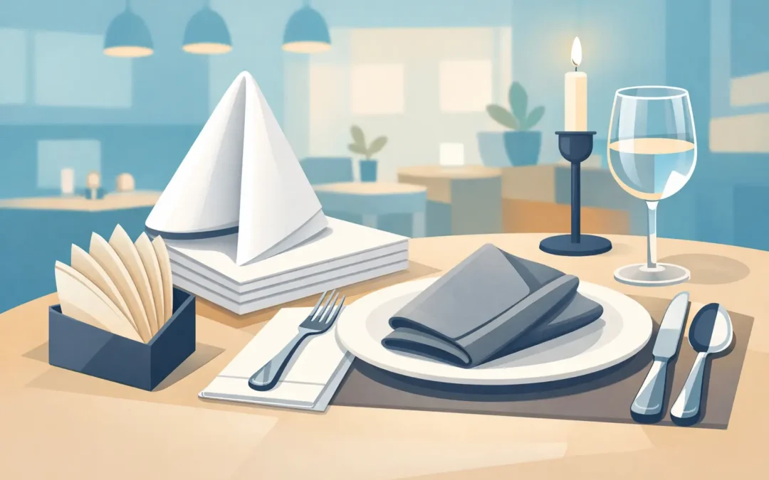 Serwetki dla restauracji – wybór, który pracuje