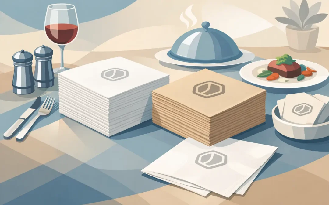 Serwetki z logo w gastronomii - czy warto?