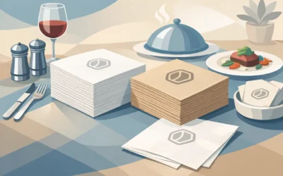 Serwetki z logo w gastronomii – czy warto?