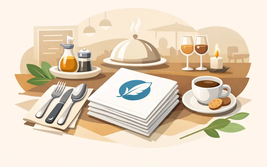Nadruk na serwetkach w gastronomii
