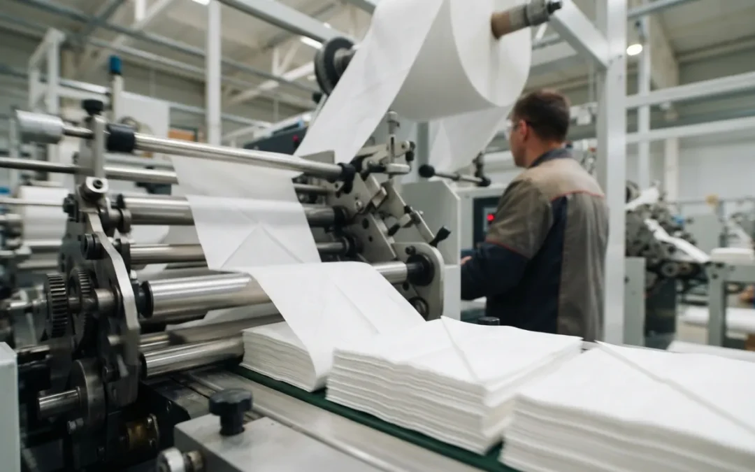 Produkcja serwetek papierowych – jak powstaje serwetka gastronomiczna